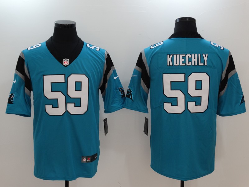Men's Carolina Panthers Luke Kuechly #59 Blue Jersey